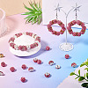 120Pcs 4 Styles Pave Disco Ball Beads RB-TA0001-16-9