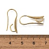 Brass Earring Hooks KK-H502-12G-3