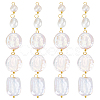 20Pcs 5 Style Natural Pearl Pendants PALLOY-PH01822-1