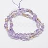 Natural Ametrine Beads Strands G-F521-22-2