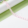 Transparent Glass Beads Strand GLAA-F112-01A-2