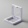Plastic Jewelry Suspension Display Case CON-WH0088-31A-2
