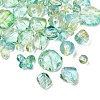 Two Tone Transparent Acrylic Beads OACR-Z041-15-2