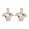 Alloy Enamel Pendants ENAM-Q507-15G-1
