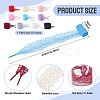 10 Pairs Polyester Lace Shoelaces AJEW-TA0003-14E-3