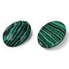 Synthetic Malachite Cabochons G-G760-A14-2