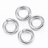 Tarnish Resistant 304 Stainless Steel Open Jump Rings A-STAS-H555-11P-2