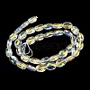 Electroplate Glass Beads Strands EGLA-C003-02-2
