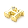 Rack Plating Brass Cubic Zirconia Beads KK-L210-008G-H-2