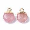 Natural White Jade Pendants G-S359-021F-2