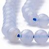 Natural Blue Chalcedony Bead Strands G-R193-02-4mm-2