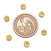 Brass Grade A Crystal Rhinestone Spacer Beads RB-A006-6MM-G-3