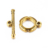 Tibetan Style Alloy Toggle Clasps X-GLF0322Y-1