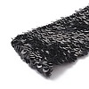Sparkle Polyester Plastic Paillette Elastic Chain Rolls OCOR-XCP0001-61-5