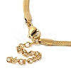 Ion Plating(IP) 304 Stainless Steel Herringbone Chain Bracelet for Men Women BJEW-Q998-01G-3