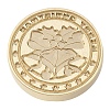 Christmas Series Wax Seal Brass Stamp Head LS-AJEW-M037-01G-09-2