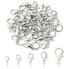 50Pcs 5 Styles Zinc Alloy Lobster Claw Clasps FIND-YW0003-96P-1