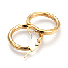 201 Stainless Steel Hoop Earrings X1-EJEW-A052-19J-G-2