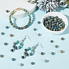 Frosted Natural African Turquoise(Jasper) Round Beads Strands G-OC0001-79B-5