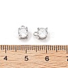 Brass Micro Pave Cubic Zirconia Pendants KK-D382-04P-02-3