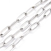 Tarnish Resistant 304 Stainless Steel Paperclip Chains CHS-O010-03P-1