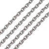 Tarnish Resistant 304 Stainless Steel Cable Chains X-CHS-R009-11-1