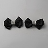 Detachable Polyester Bowknot Shoe Decoration AJEW-WH20005-05-1