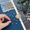 80Pcs 4 Style Brass Cord Ends KK-AR0002-53-3