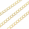 Brass Twisted Chains X-CHC-Q001-5x4mm-G-2