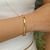 304 Stainless Steel Smooth Hinged Bangles BJEW-Q772-01G-4
