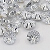 Acrylic Rhinestone Buttons X-BUTT-J002-01-1