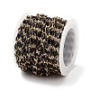 Ion Plating(IP) 304 Stainless Steel Enamel Twisted Oval Link Chains CHS-K019-02G-02-3