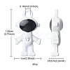 Baking Paint Alloy Pendants FIND-YW0002-12B-4