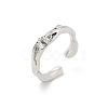 Brass Cup Peg Open Cuff Ring Settings KK-G518-08P-03-1