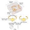DIY Blank Dome Bangle Making Kit DIY-FS0003-50G-5