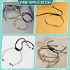 10Pcs 2 Colors Nylon Thread Cord Braided Bead Bracelet Making MAK-ME0001-08-4