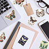 50Pcs Moth PVC Self Adhesive Cartoon Stickers STIC-B001-19-8