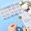 Alloy Lobster Claw Clasps & Iron Bead Tips & Eye Pin & Bead Caps & Spacer Beads & Open Jump Rings Findings Kits FIND-YW0008-89-4