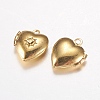 Brass Locket Pendants X-EC1173-G-3
