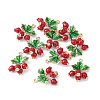 Brass Enamel Pendants X-KK-G462-22LG-3