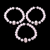 Natural Mixed Gemstone Beaded Stretch Bracelet for Women BJEW-A145-01-6