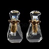 Natural Quartz Crystal Perfume Bottle Pendants G-A026-13A-1