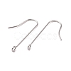 Tarnish Resistant 316 Surgical Stainless Steel Earring Hooks STAS-E027-01B-P-2