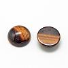 Natural Tiger Eye Cabochons G-R416-6mm-35-2