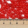 Transparent Colours Glass Seed Beads SEED-R001-01I-4