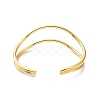 Rack Plating Brass Cuff Bangles BJEW-A137-10G-2