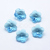Transparent Glass Pendants GLAA-P037-03-M-2