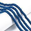 Handmade Polymer Clay Beads Strands CLAY-R089-6mm-010-5