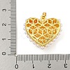 Rack Plating Brass & ABS Plastic Imitation Pearl Pendants KK-N255-03E-G-RS-3
