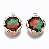 Glass Charms GLAA-S193-032B-1